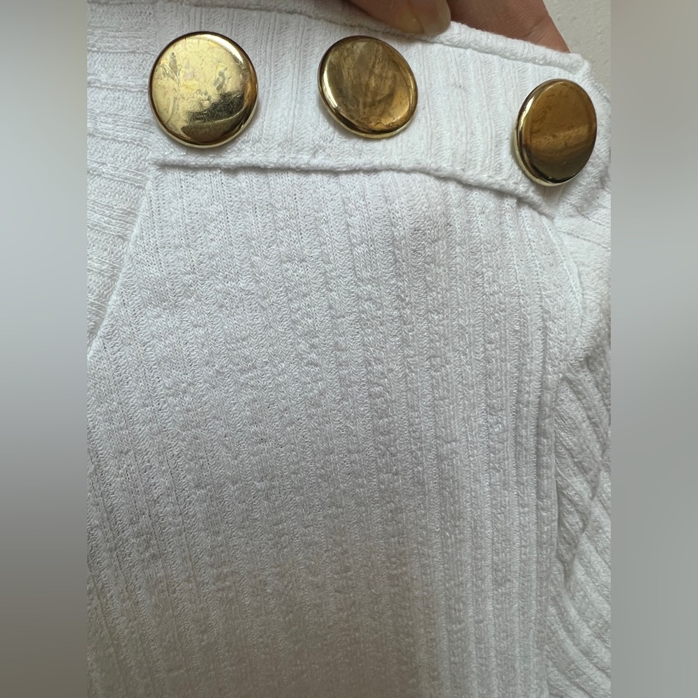 🤍 NWT! ZARA Ribbed White Top - Picture 4 of 9